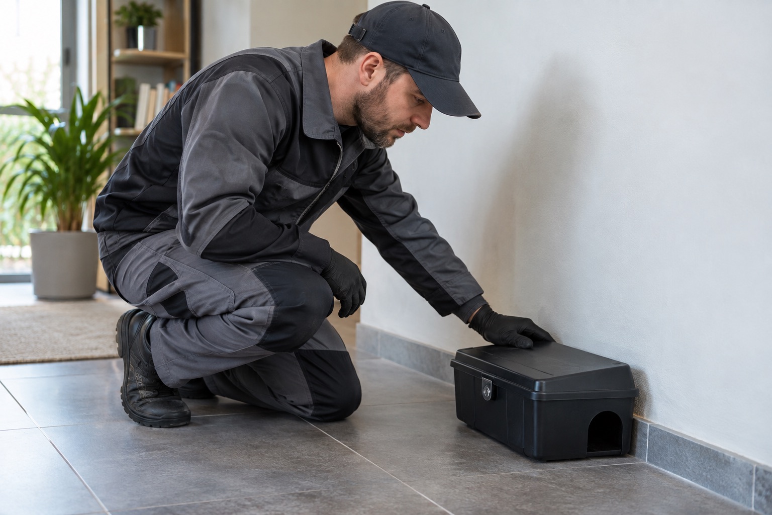 Contrôle extérieur d’un poste fermé et sécurisé