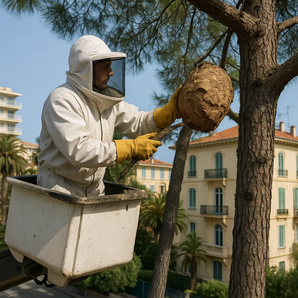 Combien coûte la destruction d'un nid de frelons à Nice ? Guide Complet et Conseils