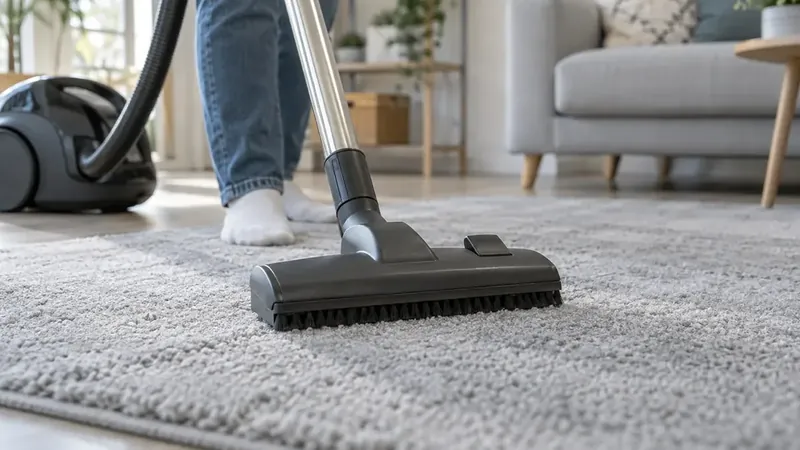 Illustration — nettoyage de tapis