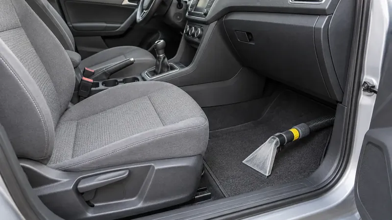 Illustration — nettoyage intérieur de voiture